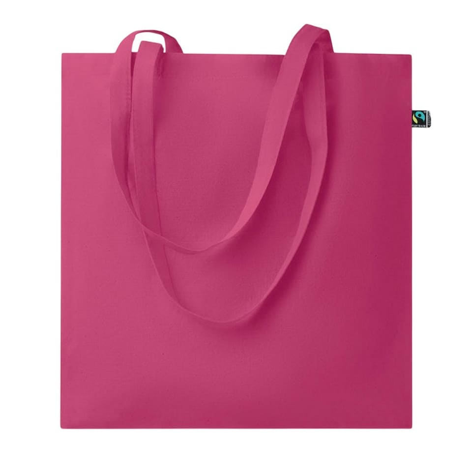 image 1 of MidOcean Osole Colour Fairtrade Shopper Bag - Fuchsia - One Size | Pink