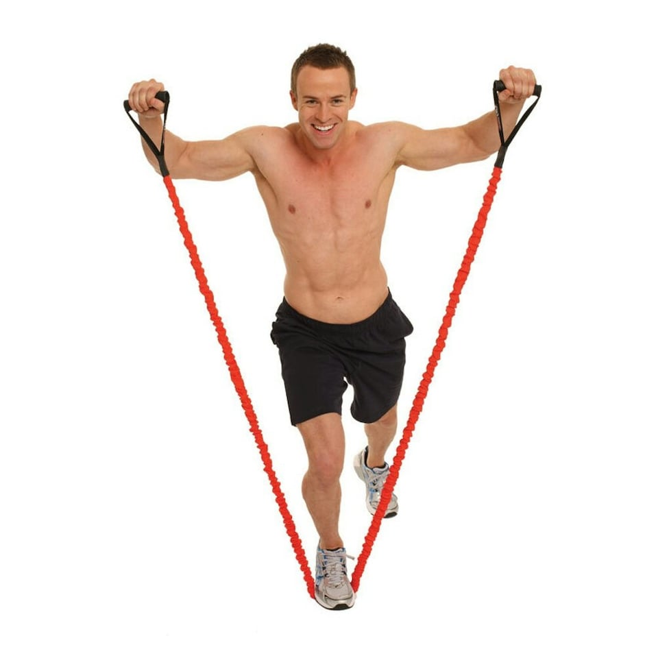 image 1 of Fitness Mad Resistance Band - Red - Strong