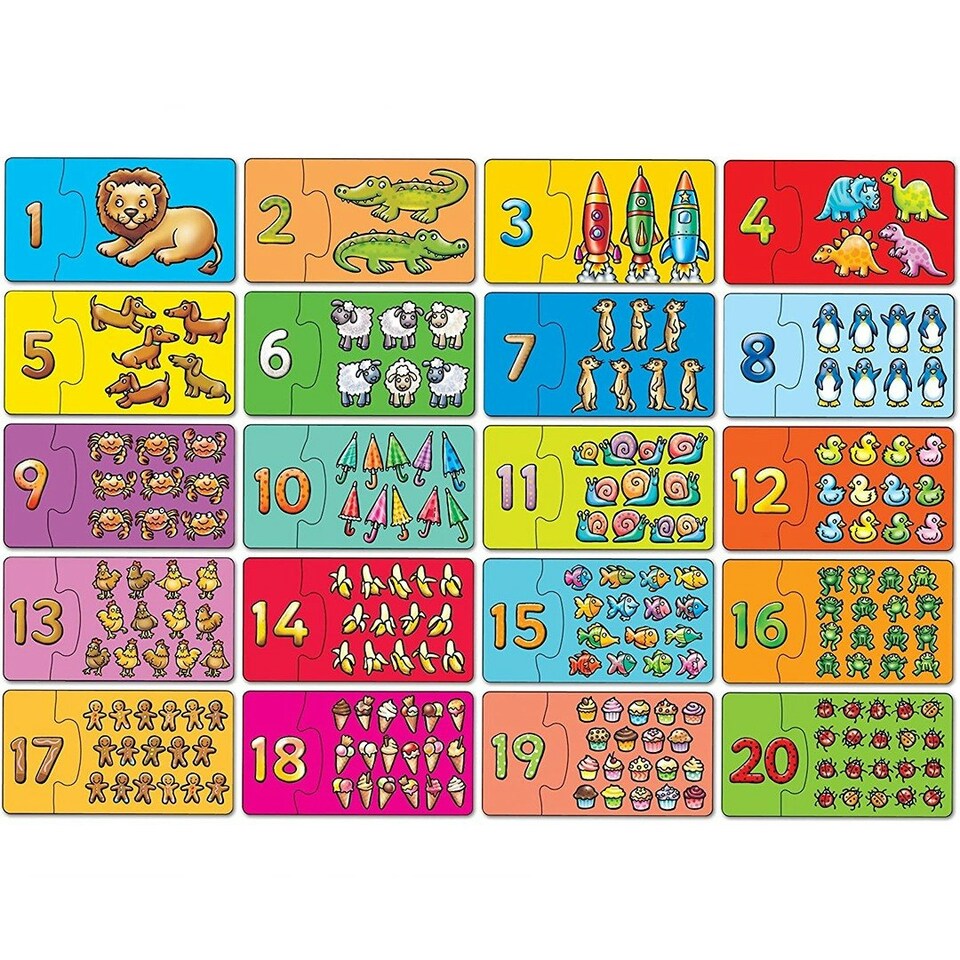 image 1 of Orchard Toys Match And Count Jigsaw Puzzles