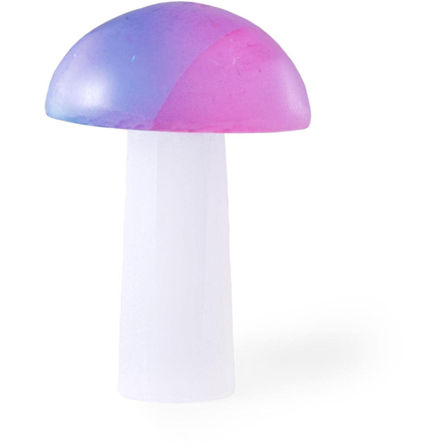 Myga Selenite Mushroom - Light Purple/Light Blue