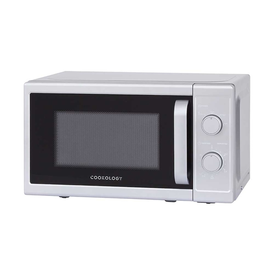 image 1 of Cookology 800W Microwave 20L Manual Control Freestanding - CMAFS20LSL Silver