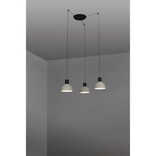 Kombo Cluster Pendant Ceiling Light Beige, E27
