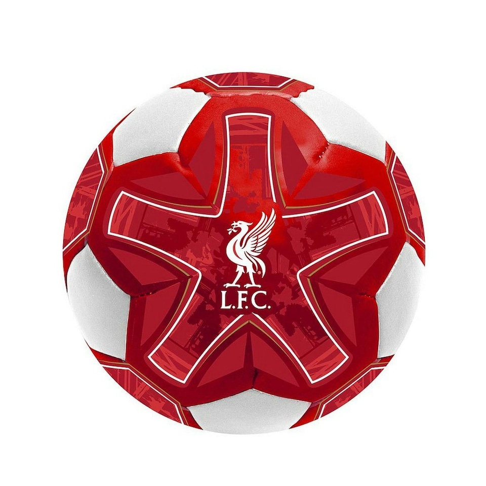 Liverpool FC Crest Mini Football - Red/White - 4in