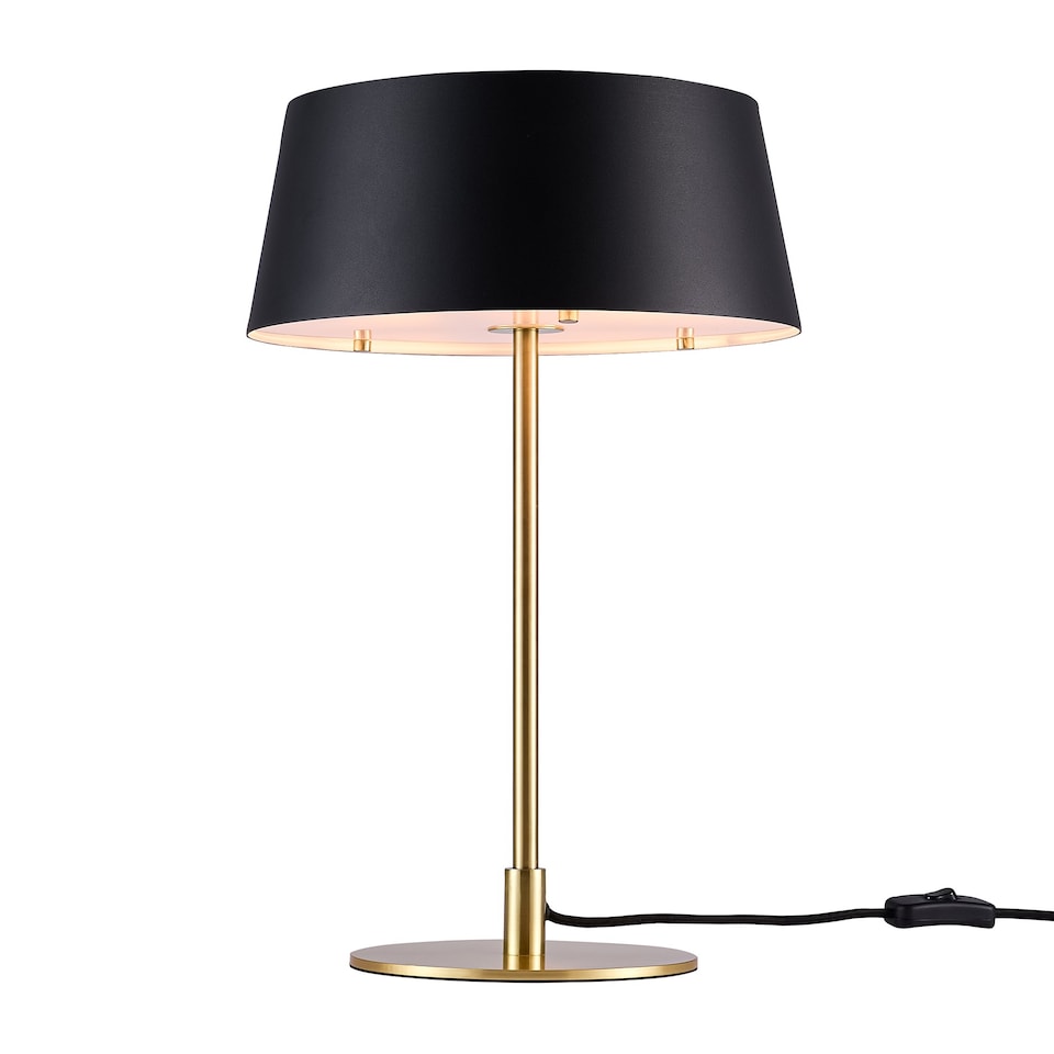 image 1 of Nordlux Clasi Indoor Table Lamp Black Metal E14 Diffused - Mains Powered, IP20