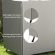 image 3 of Outsunny Garden Furniture Protector Patio Swing Chair Cover Light Grey | Grey | Light Grey