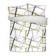 image 4 of Appletree Leda Duvet Cover Set Grey/Ochre