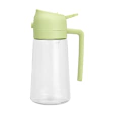 Living and Home 2-in-1 Glass Oil Sprayer & Dispenser,Green,470ml | Green