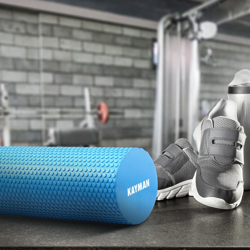 image 1 of Kayman Foam Roller 44 Centimetre for Back Legs and Post Workout Recovery