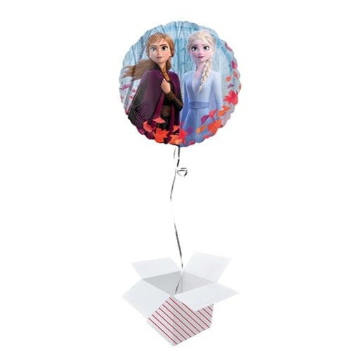 Disney Frozen 2 Round Foil Helium Balloon - Inflated Balloon in a Box
