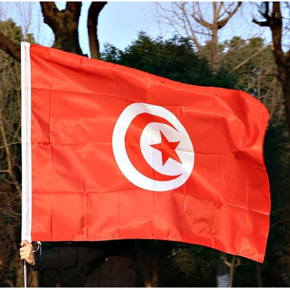 image 1 of Tunisia Flag 5 x 3ft Red