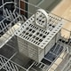 image 9 of SPARES2GO Cutlery Cage Basket compatible with Kenwood Dishwasher (Grey, Removable Handle, 225mm)