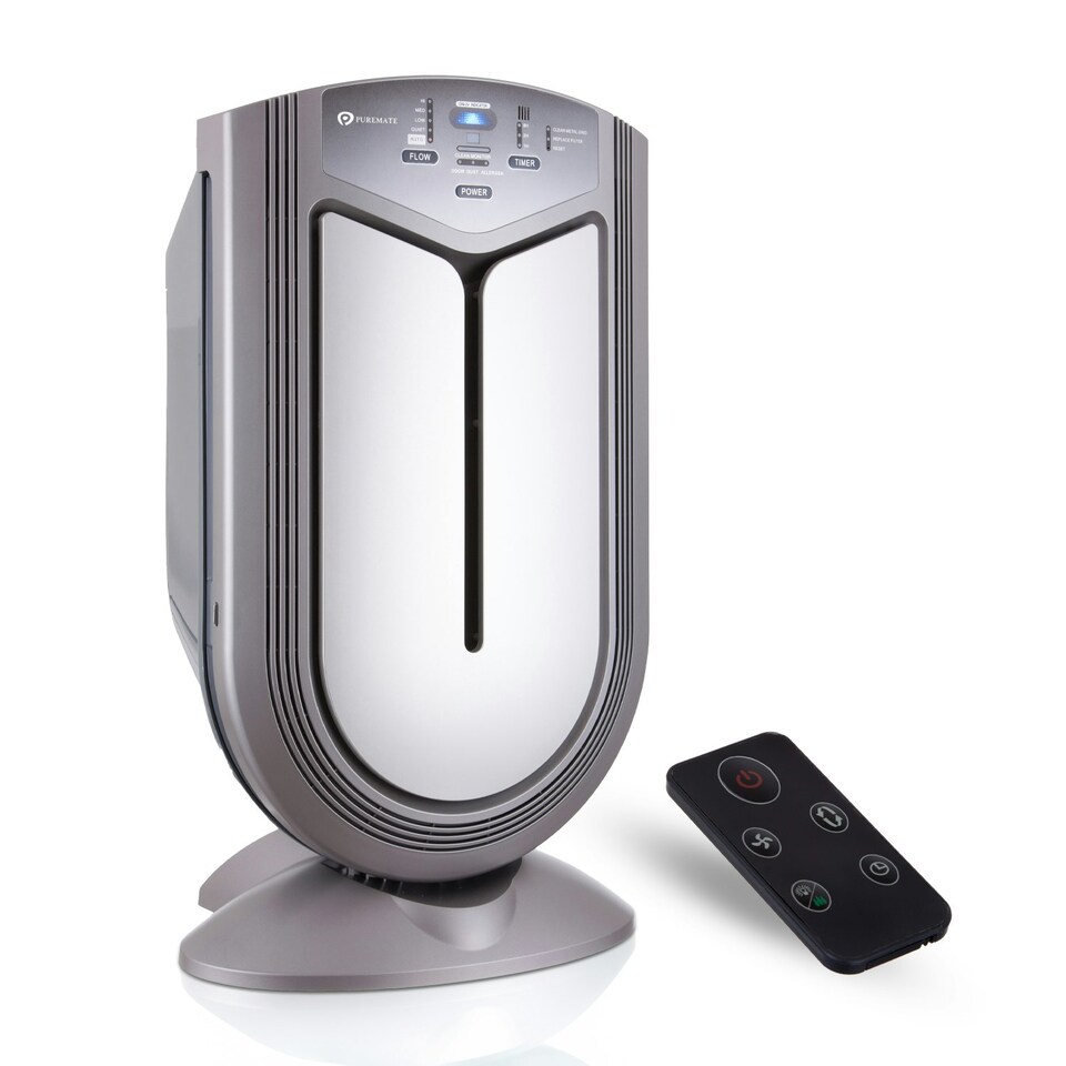 Puremate 7 -in-1 Intelligent Air Purifier and Ioniser with 7 Layer Filtration System UV Light and True HEPA Filter