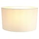 image 2 of Contemporary and Stylish Soft Cream Linen Fabric Oval Lamp Shade - 30cm Width | Cream | Cream | 1
