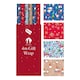 image 1 of Pack of 4 4m Cute Christmas Design Kids Gift Wrap Rolls