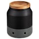 image 1 of Cole & Mason Elmdon Ceramic Garlic Keeper Black