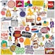 image 1 of Willy Wonka & The Chocolate Factory Deluxe Stickers (Pack of 100) - Multicoloured - One Size