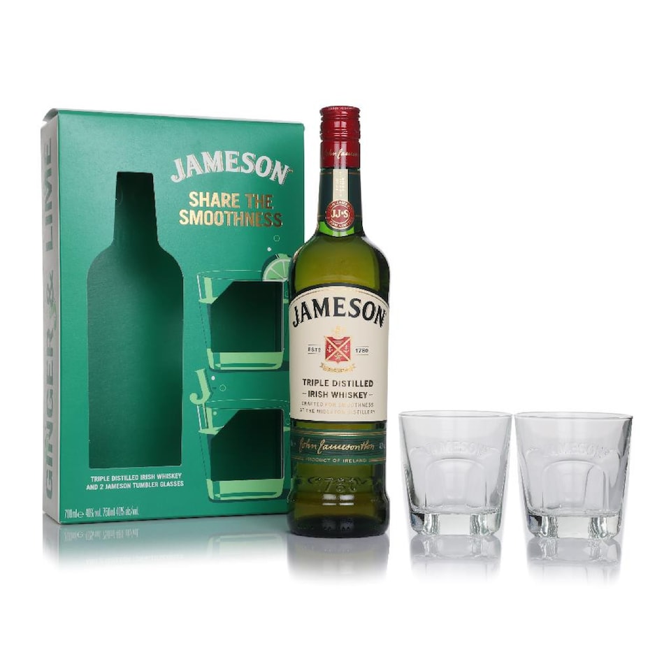 image 1 of Jameson Gift Set with 2x Glasses | Clear