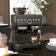 image 2 of HOMCOM Espresso Machine, Bean Grinder & Steam Wand, 15 Bar Pressure, Black