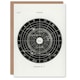 image 1 of Hiram Butler Art Card Vintage Solar System Zodiac Diagram