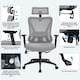 image 4 of Yaheetech  High Back Mesh Office Desk Chair | Grey | Light Grey