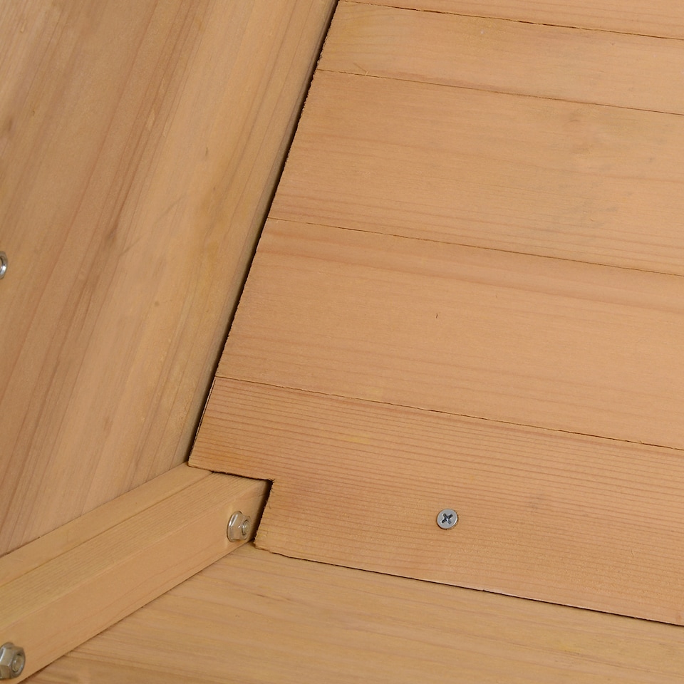 image 1 of Outsunny Wooden Planter Raised Bed Stand Vegetable Flower Bed