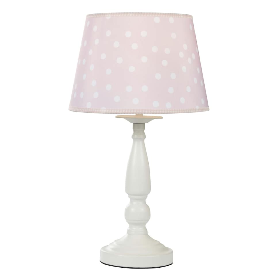 image 1 of BHS Glow Kid's LED Polka Dot Table Lamp, Pink