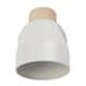 image 2 of Contemporary Scandinavian Designed Wall Light Fitting in Pastel Muted Dove Grey | Grey