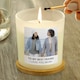 image 5 of Personalised Photo Upload Candle Jar Clear | One Size
