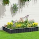 image 9 of Outsunny Metal Raised Garden Bed No Bottom DIY Large Planter Box w/ Gloves