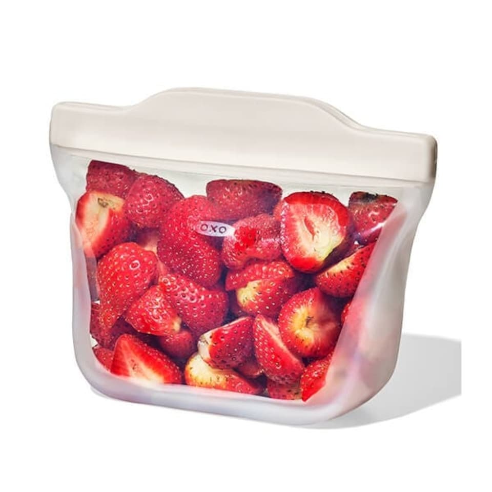 image 1 of OXO Good Grips Silicone 335ml Oat Stand-Up Snack Reusable Bag