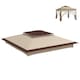 image 6 of Outsunny 3.25mx3.25m 2-Tier Gazebo Cover Replacement, 30+ UV Protection, Beige