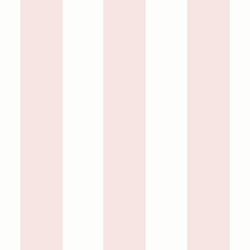 Muriva Sassy B Stripe Tease Wallpaper - Pink/White - 10.05m x 53cm | Pink