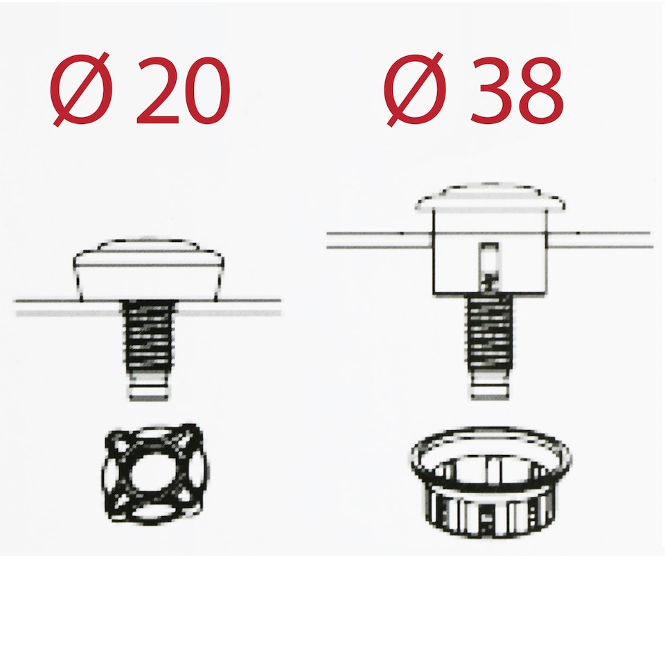 image 1 of SPARES2GO Adjustable Dual Flush Toilet Valve Concealed Cistern with Push Button (1.5" / 2" Outlet, 300mm Cable)