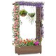 image 1 of COSTWAY Raised Garden Bed Planter Box Coffee Brown