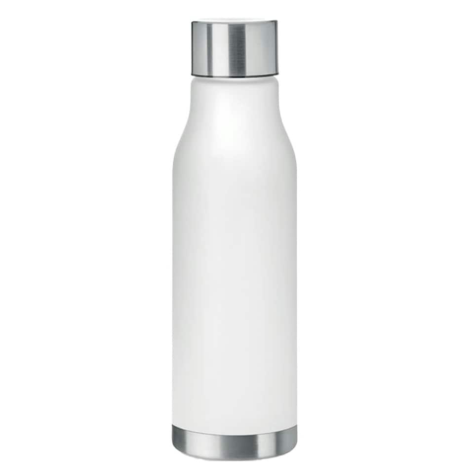 image 1 of MidOcean Glacier RPET 600ml Water Bottle - Transparent White - One Size Clear | One Size