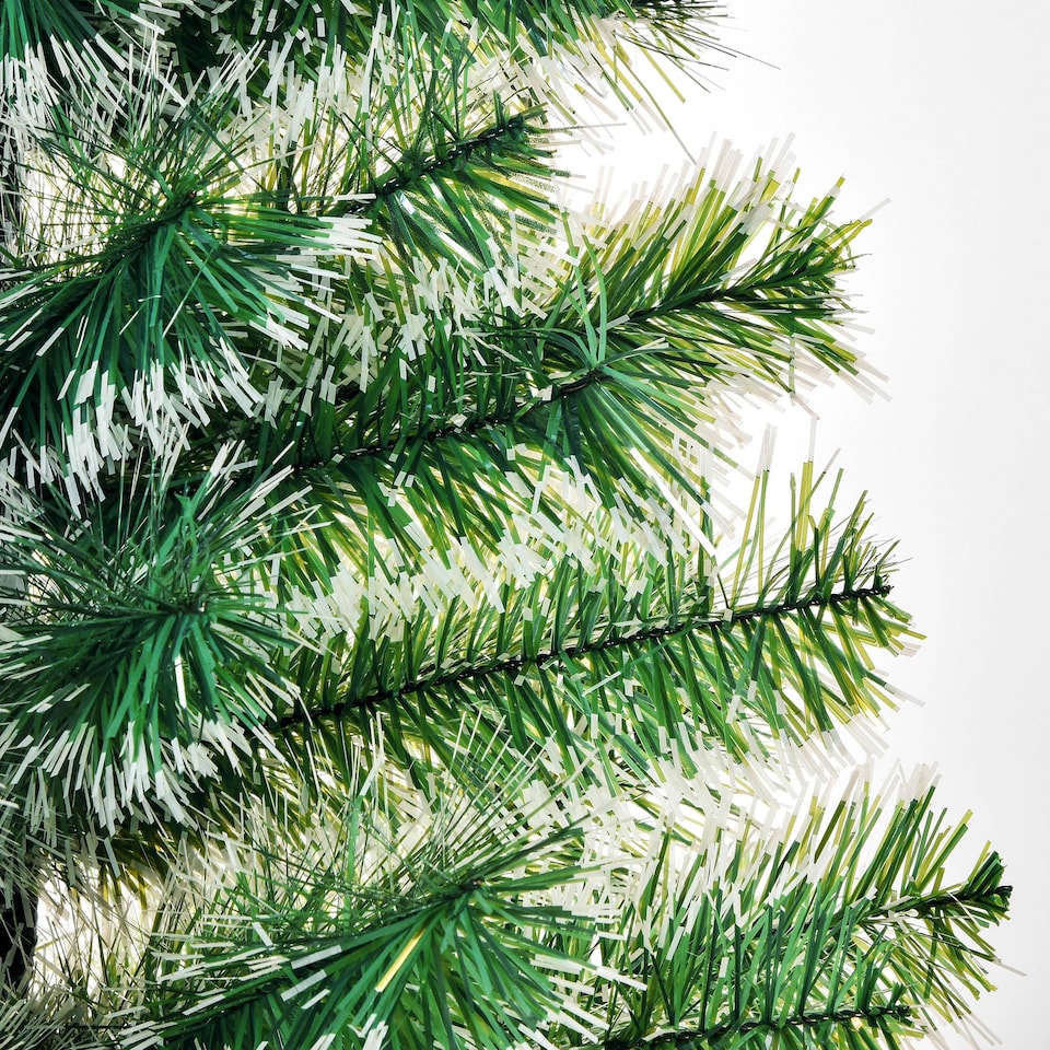 image 1 of HOMCOM 5FT Indoor Christmas Tree Artificial Decoration mas Gift with Metal Stand Branch Tips