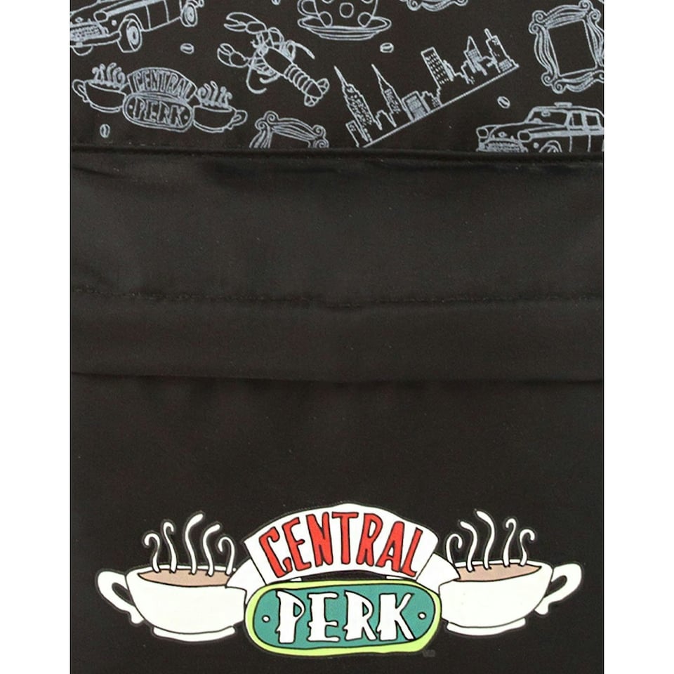 image 1 of Friends Central Perk Backpack - Black - One Size