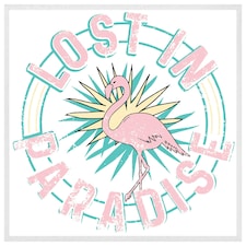 Lost in paradise (Picutre Frame) White | S