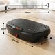 image 7 of SPORTNOW Vibration Plate Exercise Machine with 120 Speed Levels, 5 Programs | Black | Glossy black | 52.4L x 31W x 12H cm