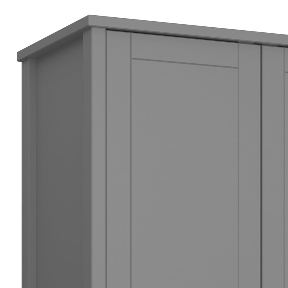 image 1 of Tromso 3 Door Wardrobe Grey