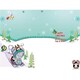 image 5 of Bear Sledging Daughter Christmas Card