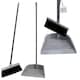 image 1 of Long Handled Upright Dustpan and Brush Set Ergonomic Standing Sweeper