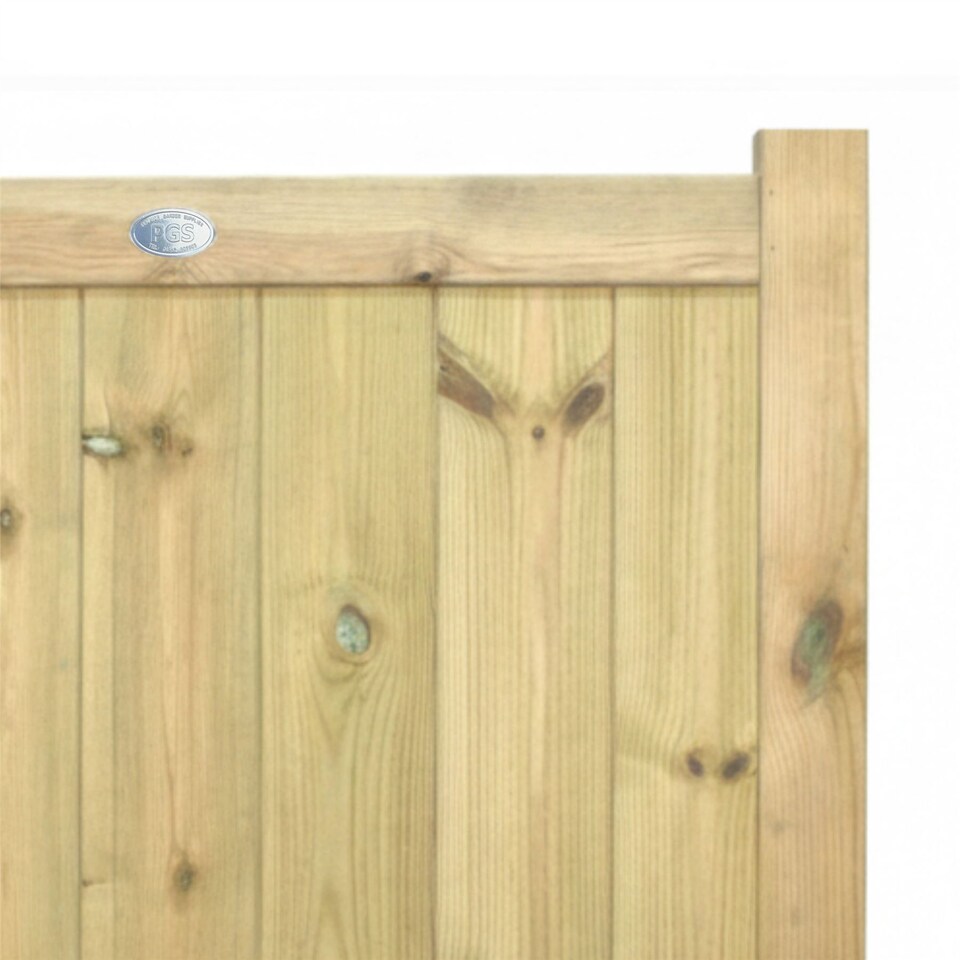image 1 of Ultimate T&G Gate 4ft x 3ft Vertical Smooth-Planed Fully Framed Treated Door