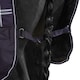 image 5 of Saxon Defiant Standard-Neck Plaid Midweight Horse Turnout Rug - Navy/White - 7´