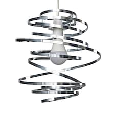 ValueLights Bensson Silver Ceiling Pendant Shade