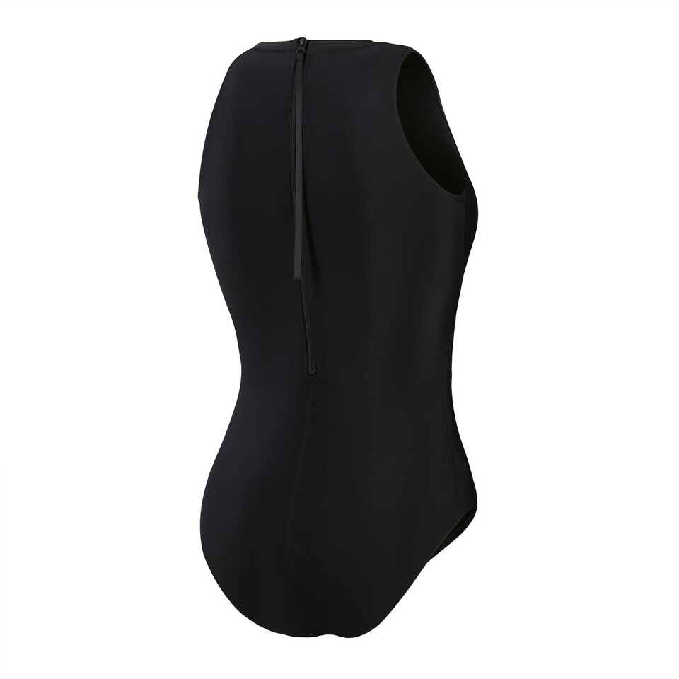 image 1 of Speedo Women's Hydrasuit Swimsuit | One Piece Swiming Costume, S&S Black, 34