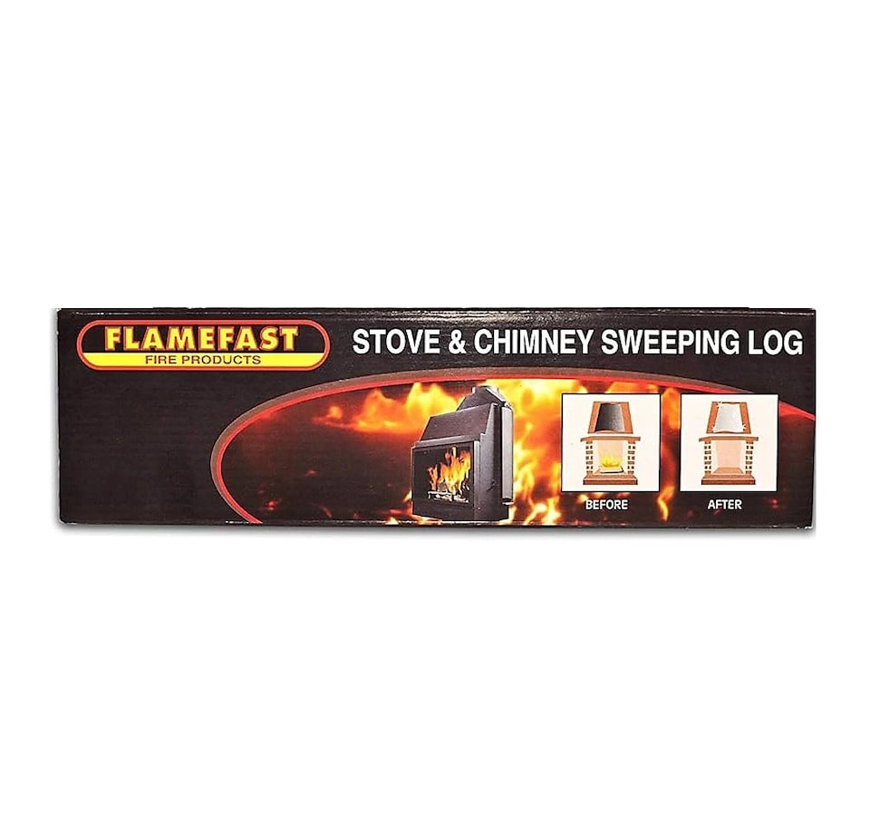 image 1 of Flamefast Stove & Chimney Sweeping Log - Pack of 8