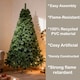 image 7 of 10FT Green Alaskan Pine Christmas Tree | Green | Green