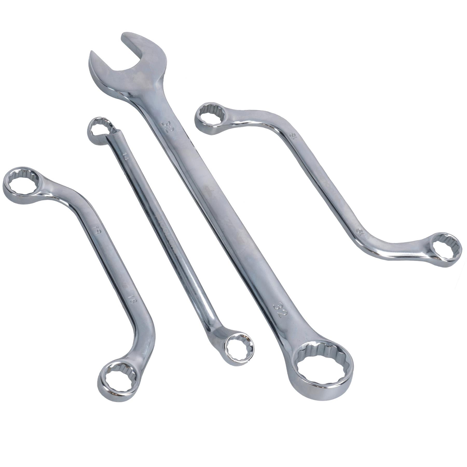 Neilsen 12-Piece Metric Combination Spanner Wrench Set – 6mm To 32mm – CRV Jumbo Set