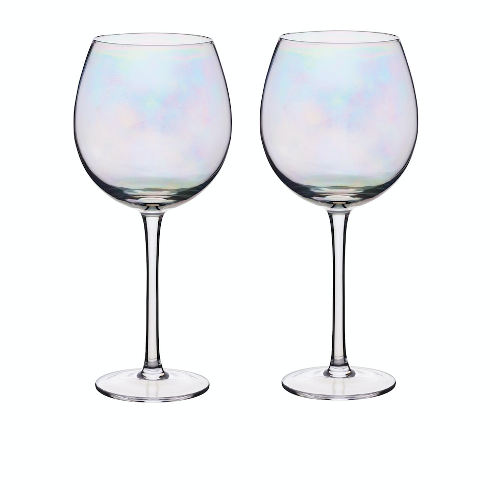 image 1 of BarCraft Iridescent Gin Glasses Set of 2